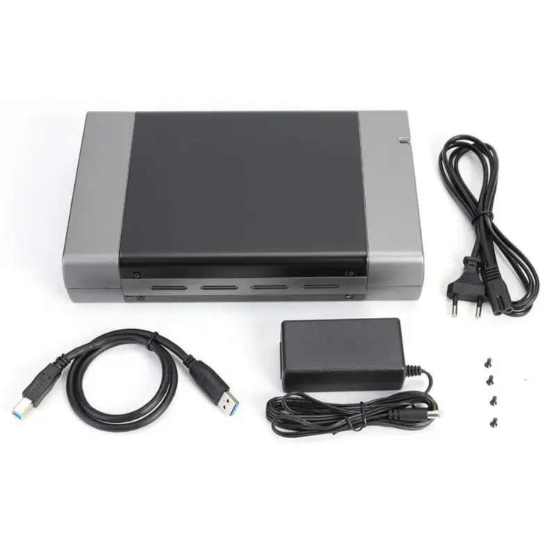 

5.25 inch Hard Disk Case USB 3.0 to 3.5 inch USB Type-B USB-B SATA Adapter 8T Aluminum Alloy 4.8Gbps External HDD Enclosure