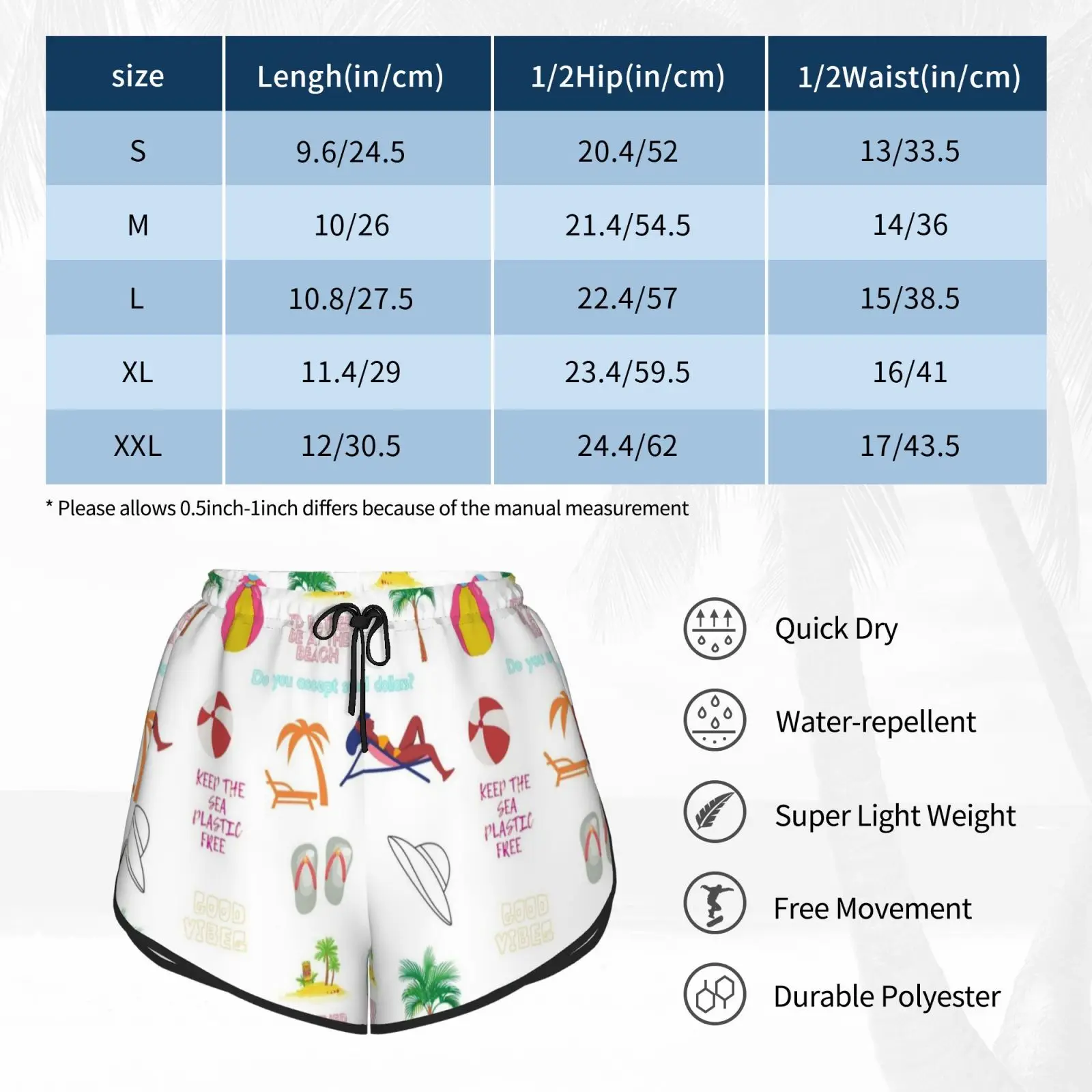 Пляжные гидро фляга наклейки 8 Плавание шорты Для женщин пакет для пляжа Смешные