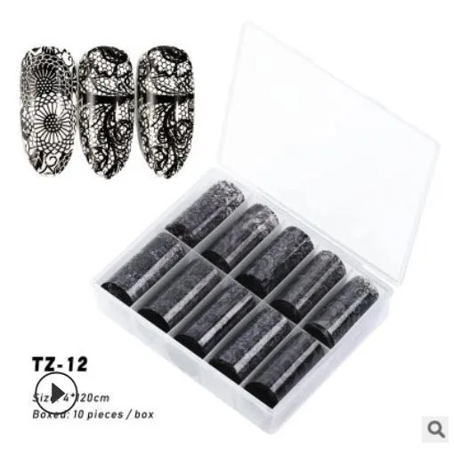 Holographic Nail Art Transfer Foil Sticker Starry AB Paper Wraps Adhesive Decals Nails Decoration Accessories Nail Paper Sticker