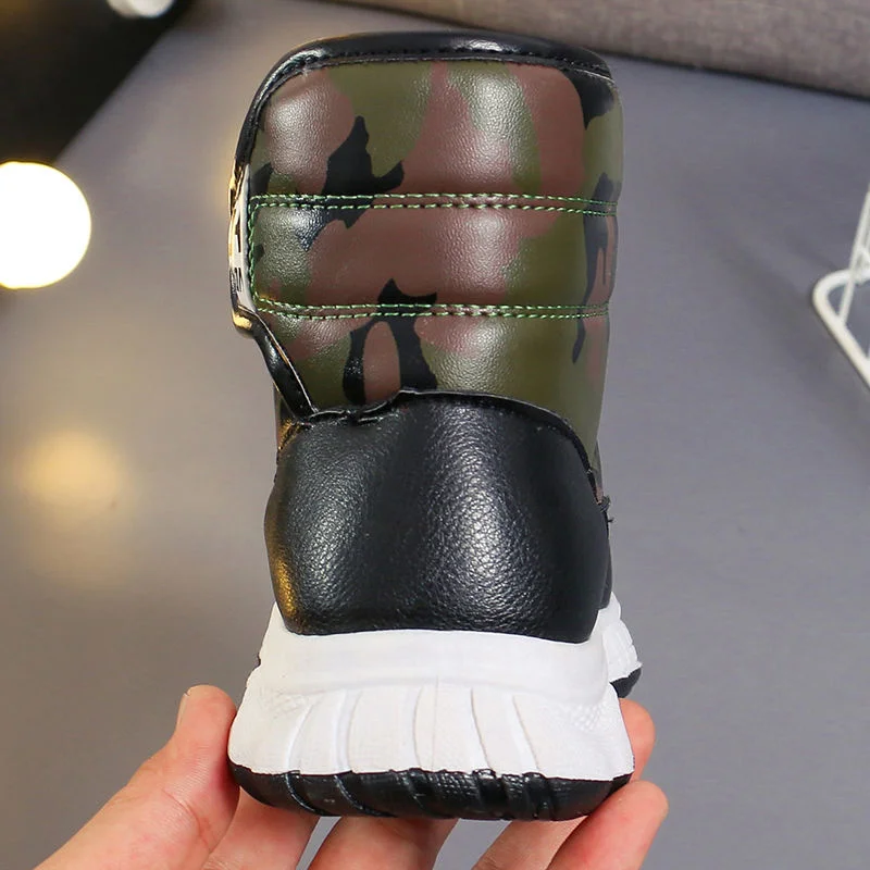 

Children's Cotton Shoes 2020 Winter New Boys' Sports Shoes Girls' Cotton Boots Thickened Warm Versatile Student Shoes Big Cotton