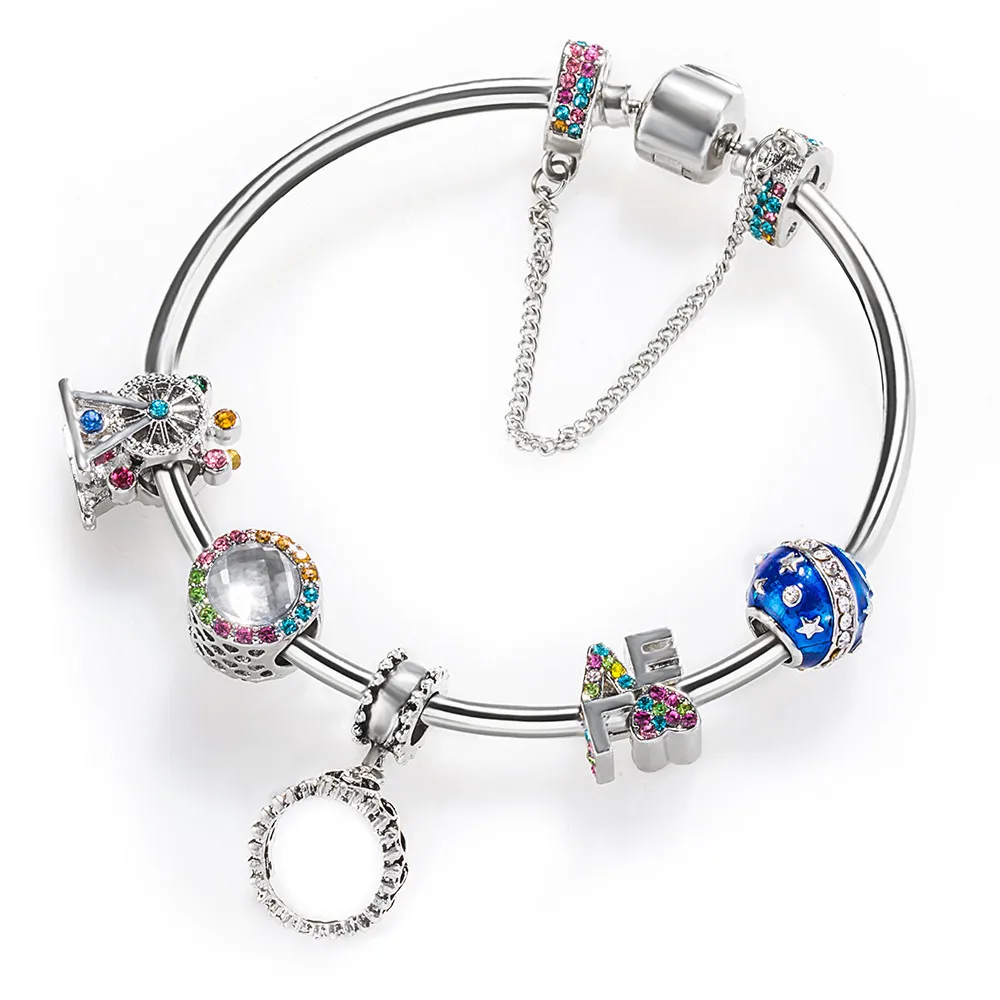 Новинка 2020 ретро креативный браслет из бисера стерлингового серебра 925 пробы для