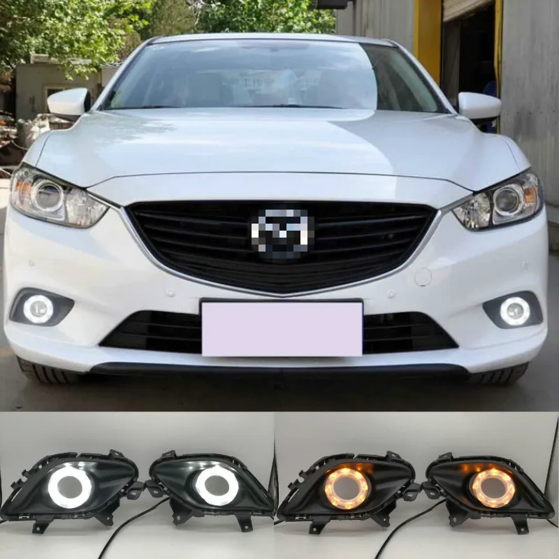 2 шт. для Mazda 6 Atenza 2014-2016 Водонепроницаемый АБС 12 В DRL Противотуманные фары