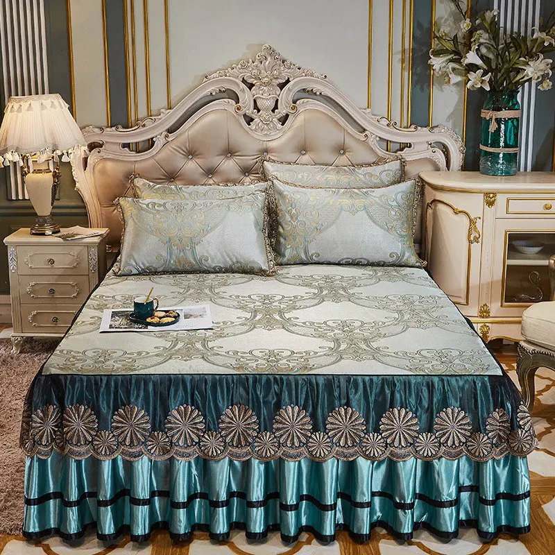 Роскошные жаккардовые летние покрывала для двуспальной кровати складные