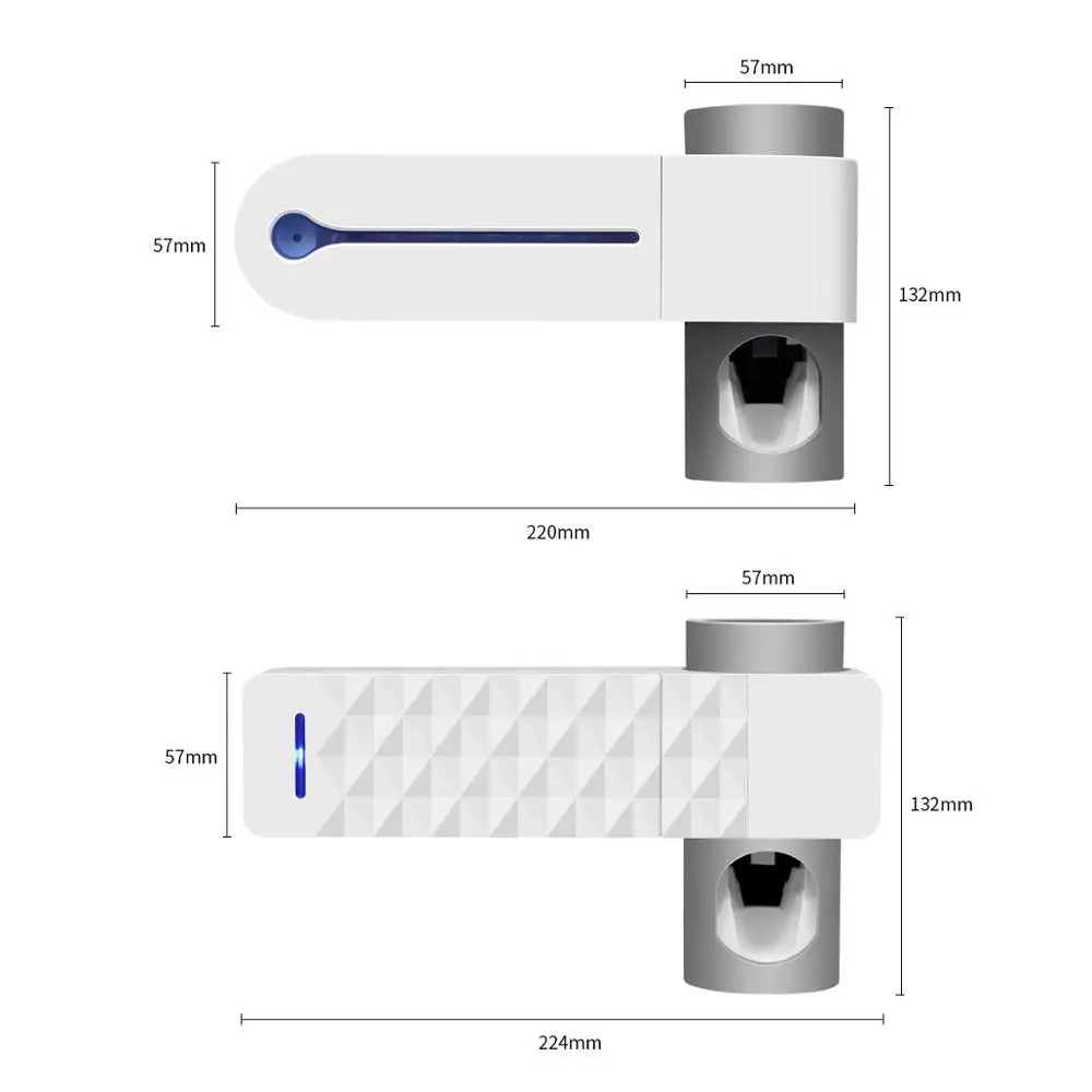 Домашний Автоматический Дозатор зубной пасты соковыжималка 2W UV светильник