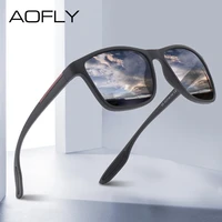 aofly design ultralight tr90 polarized sunglasses men fashion male sun glasses for driving square eyewear zonnebril heren uv400