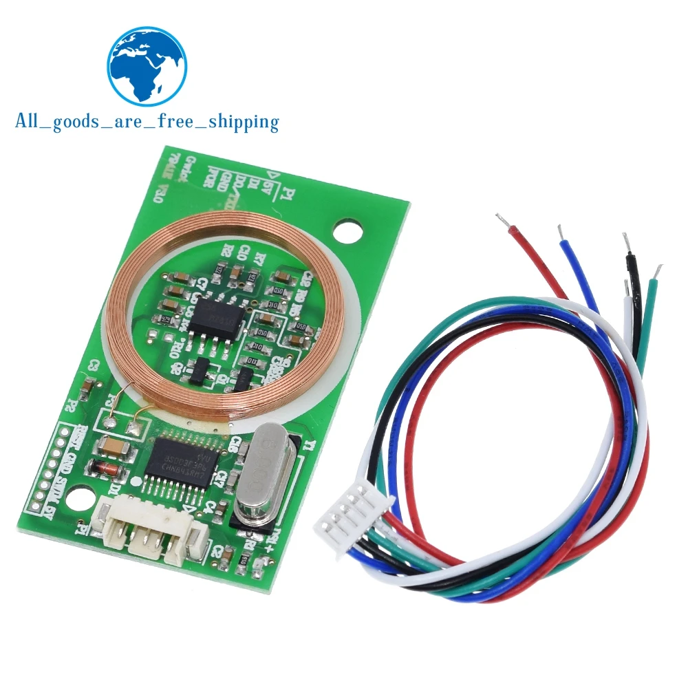 RFID считыватель UART беспроводной модуль 3 контакта 125 кГц EM4100 8 см постоянный ток 5 В