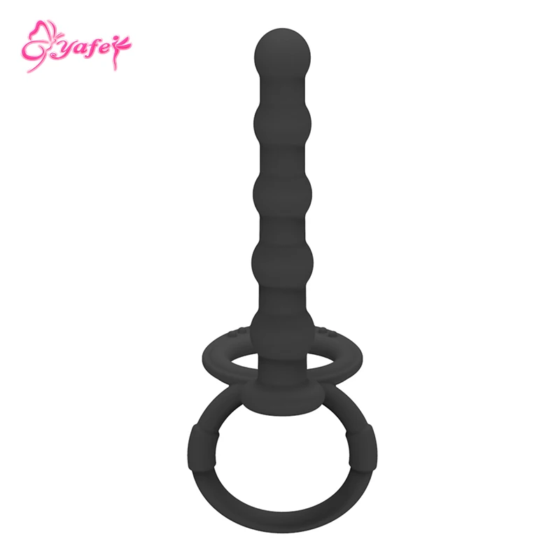 Silicone Dildo Anal sex toy Male Double penis cock rings butt plug Strapon dildo Anus bead Adut Erotic toys for couples |