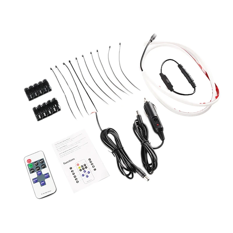 

LED Rear Glass Lift Gate Dome Light Bar 6000K Remote Control Tailgate Light for Jeep Wrangler JL JLU 2007-2020