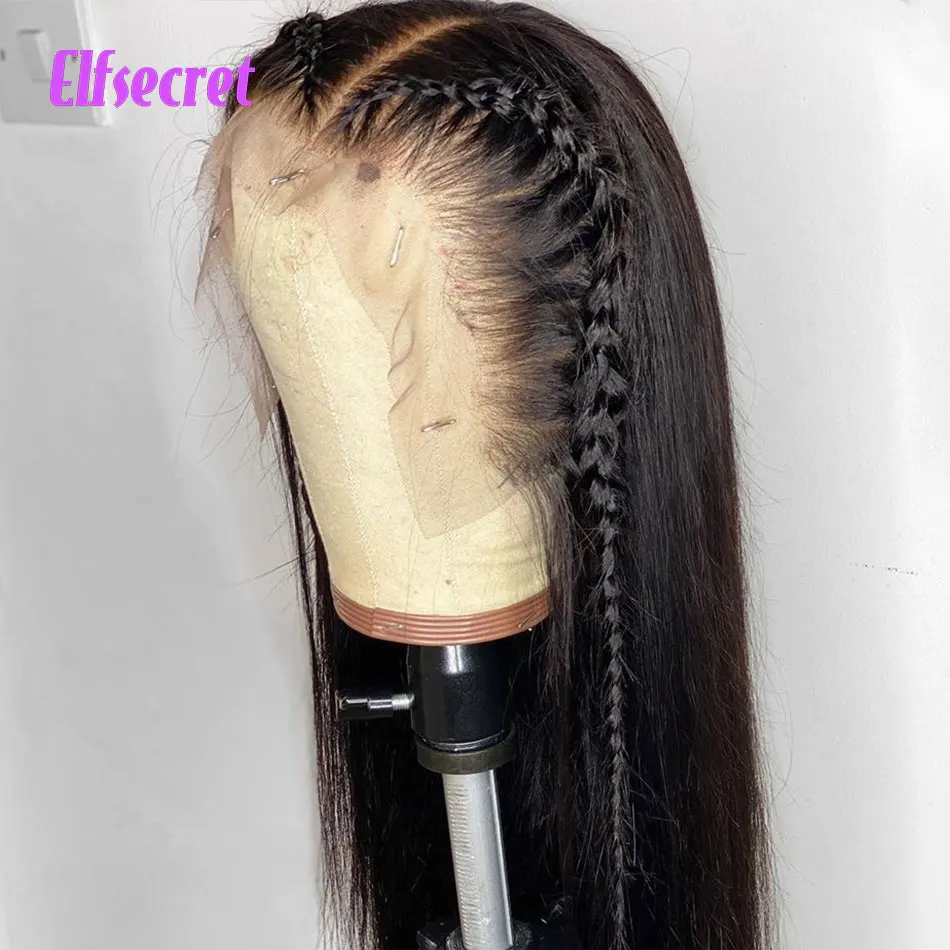 

Straight Lace Front Wig Bone Straight Human Hair Wigs For Women 10-28 30 Malaysian Remy Hair Wig PrePlucked 4x4 Closure Lace Wig