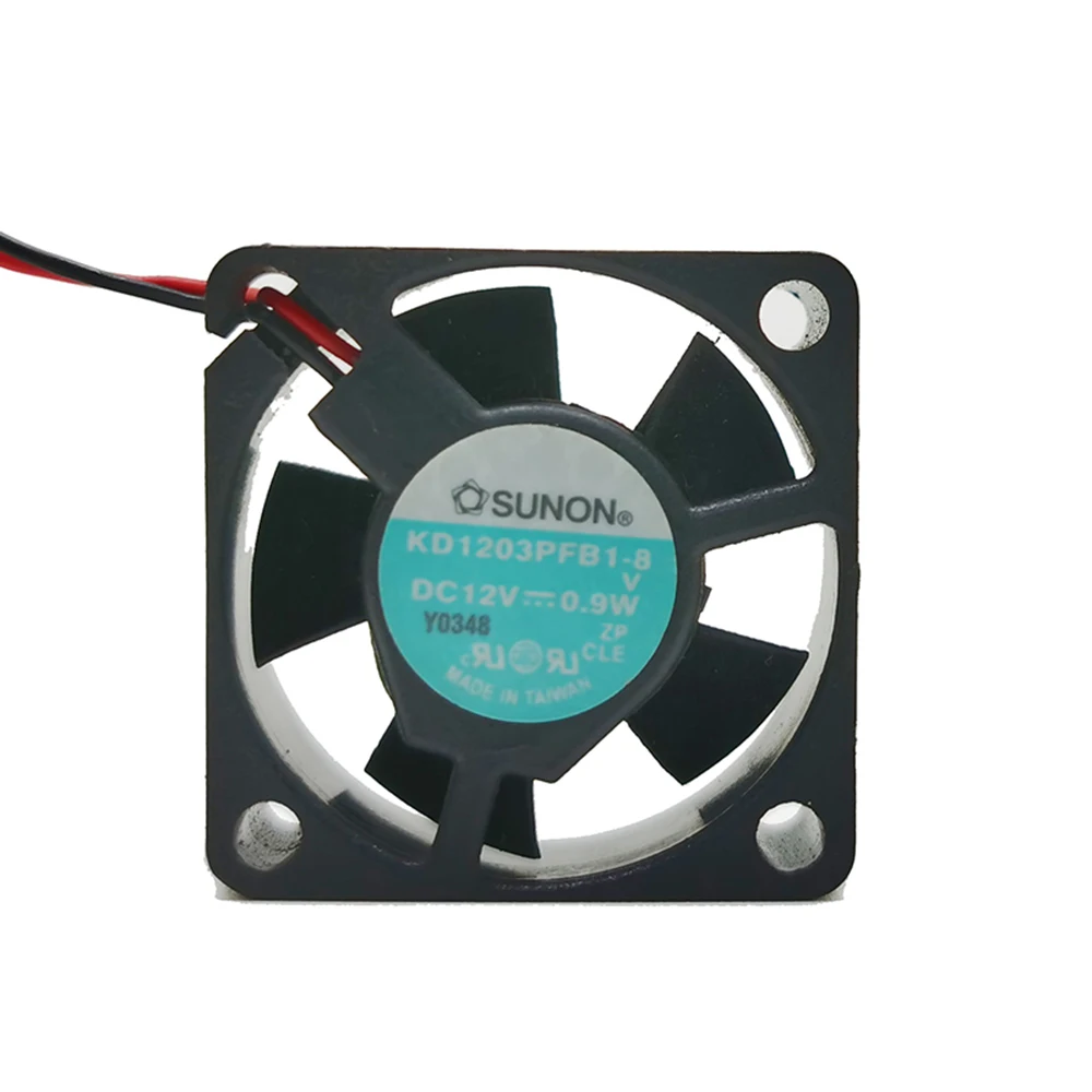 

For DC 12V 0.9W 18000RPM KD1203PFB1-8 2 line 3010 magnetic suspension cooling fan