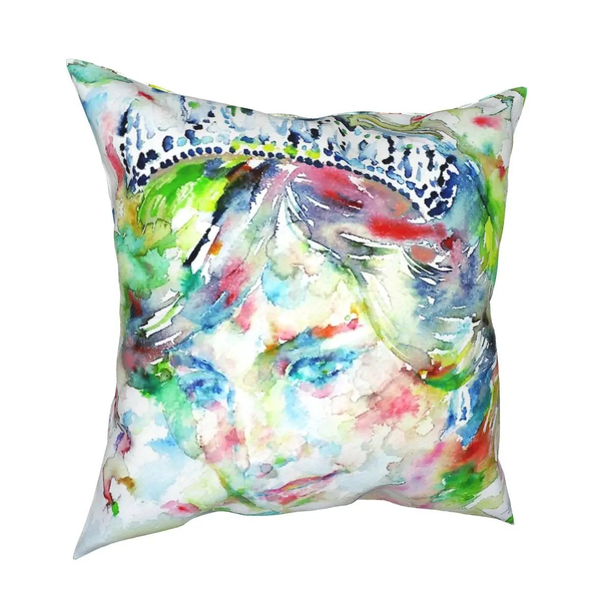 

DIANA Princess Of WALES Watercolor Portrait Cushions for Sofa Custom Cushion Covers Decorative Throw Pillows Cover for sofa home