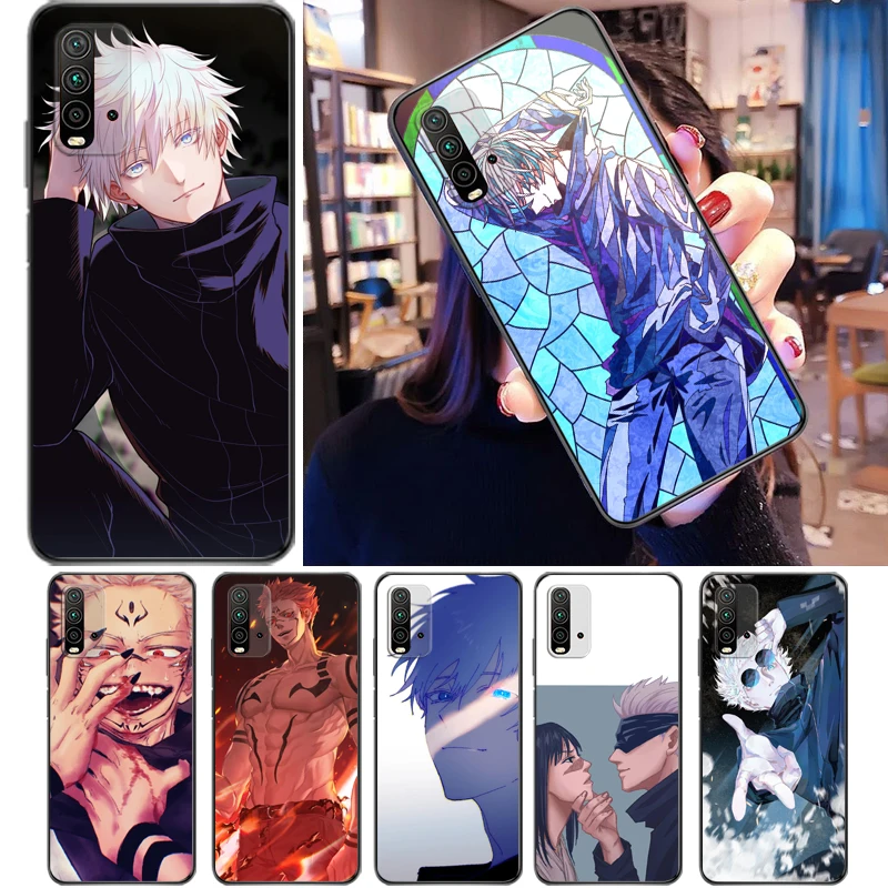 

Jujutsu Kaisen Yuji Itadori Fushiguro Megumi Satoru Gojo Sukuna Phone Case For Xiaomi Redmi 9 Pro 9C 9A 9T Back Cover Soft TPU