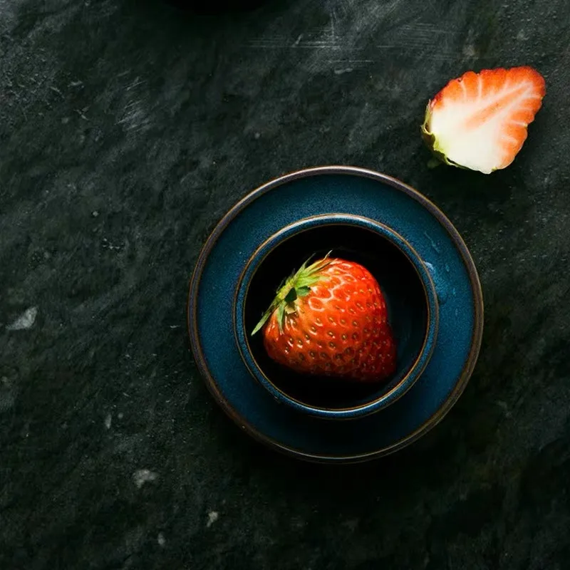 Европейская креативная симпатичная маленькая тарелка для соуса с крышкой