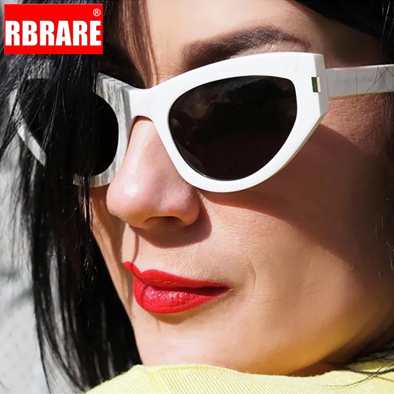 

Солнечные очки RBRARE в стиле «кошачий глаз» для мужчин и женщин