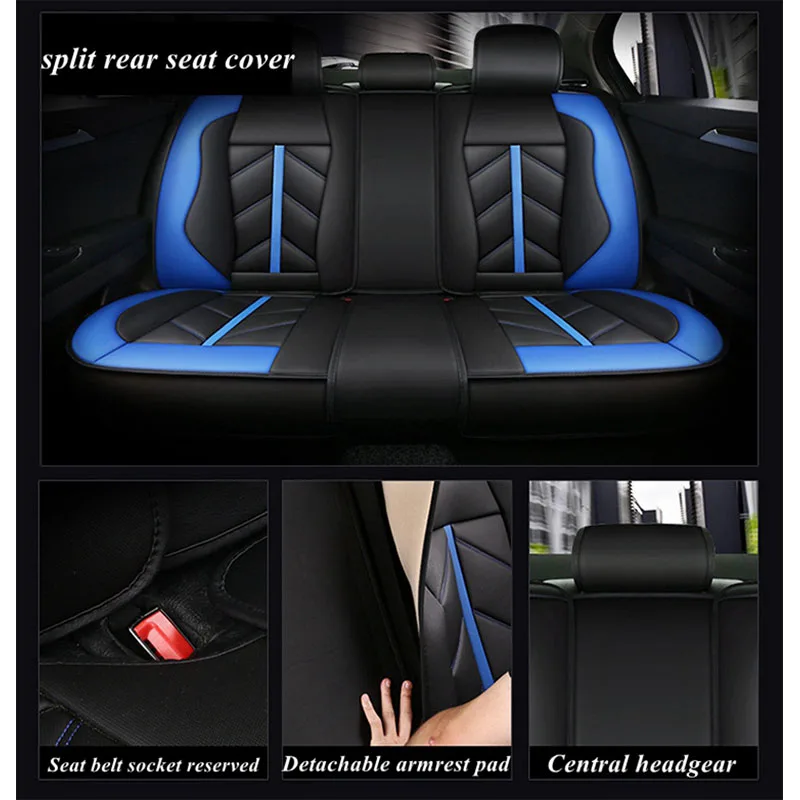 

Front+Rear Car Seat Cover for Chevrolet impala lacetti lanos malibu xl optra orlando silverado
