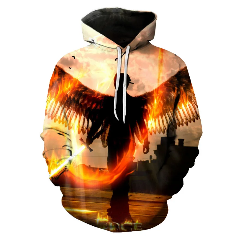 Новые модные толстовки с 3D принтом пивной/Драконий шар/Токийский Гуль и другие