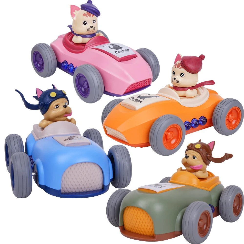 

Alloy Diecast Car Model Toy Pull Back Car Vehicle Kawaii Animal Shape Kid Mini Cars Boy Toys Gift for Children Christmas Gift