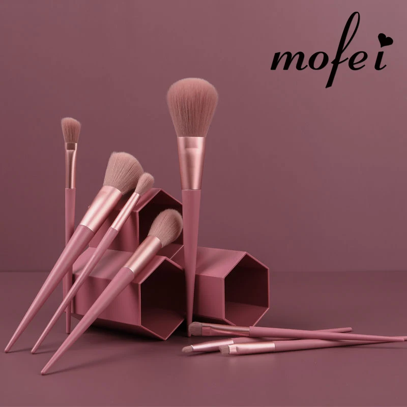 Набор кистей для макияжа Mofee 8 шт. набор профессиональных пудры румян хайлайга