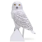 Заснеженная сова, искусство, мини-милая 3D бумажная модель, бумажные животные, фигурки сделай сам для детей и взрослых, ручная работа, игрушки