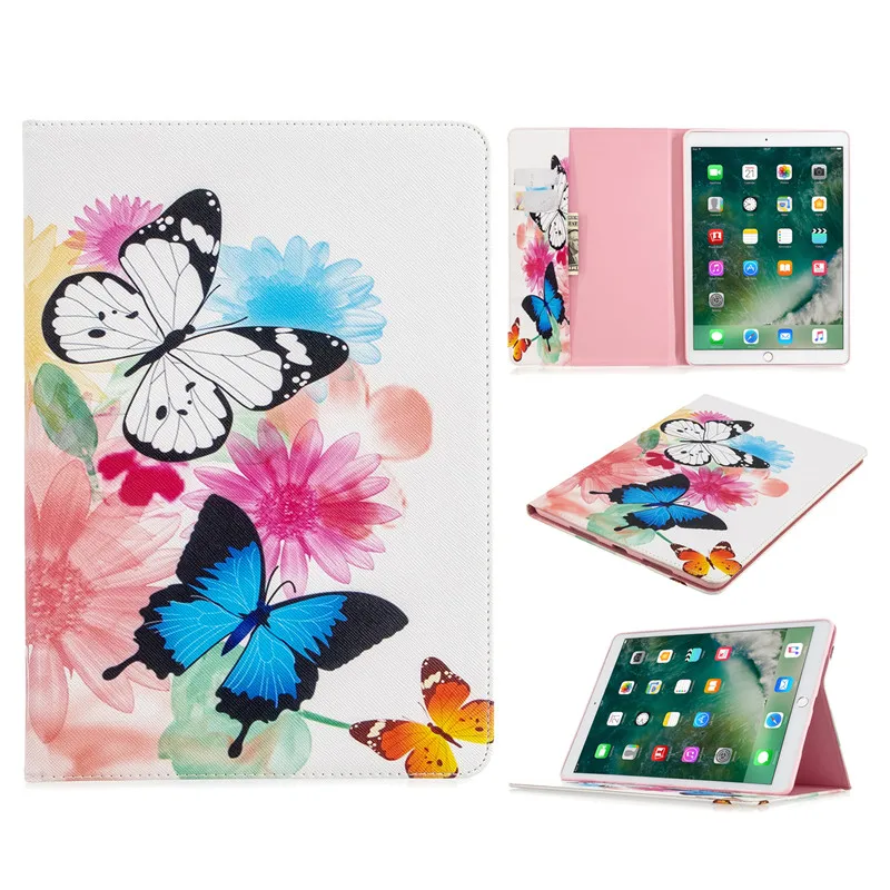Чехол для iPad Pro 10 5 чехол из искусственной кожи с Умной росписью подставка Air 3 2019 +