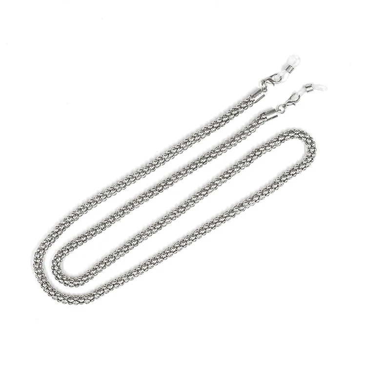 CH Hollow chain Модные солнцезащитные очки с цепочкой, держатель для женщин, солнцезащитные очки с цепочкой на шею, мужские жемчужные металлические очки с ремешком, аксессуары, cordon para gafas - Цвет: CH Hollow chain