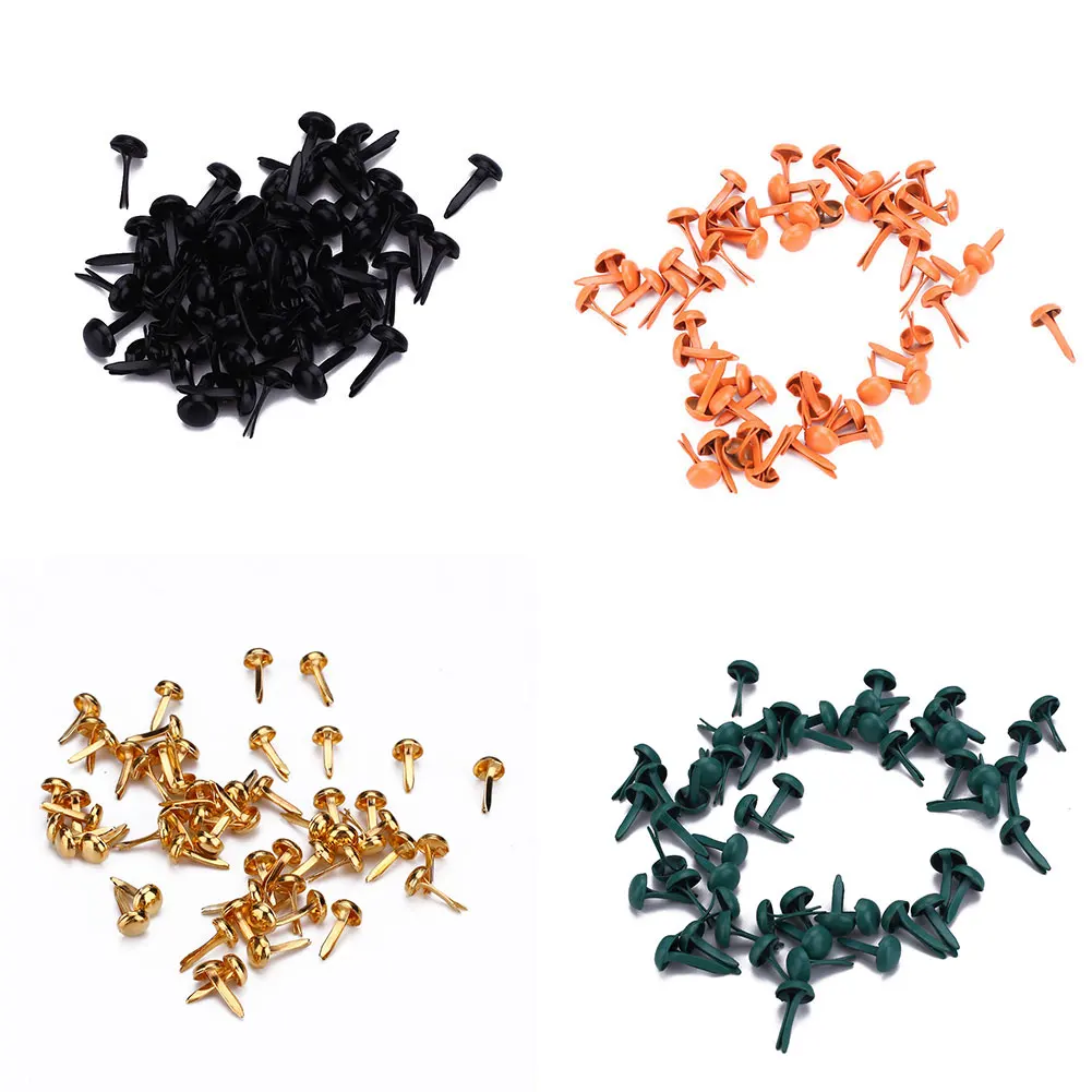 Ballerina Nail Tips Health & Beauty Makeup Mini Brad Decorative Nails 50PCS Fake Round for Scrapbook | Дом и сад