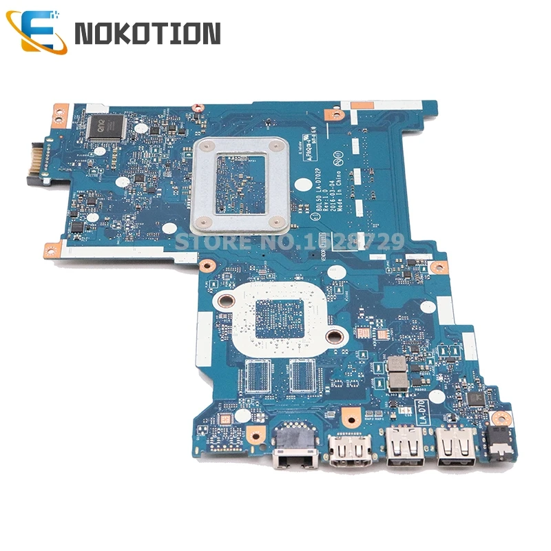 NOKOTION 854944-601 854944-001 854943-601 854943-001 материнская плата для ноутбука для hp 250 G5 15-AY материнская плата BDL50 LA-D702P