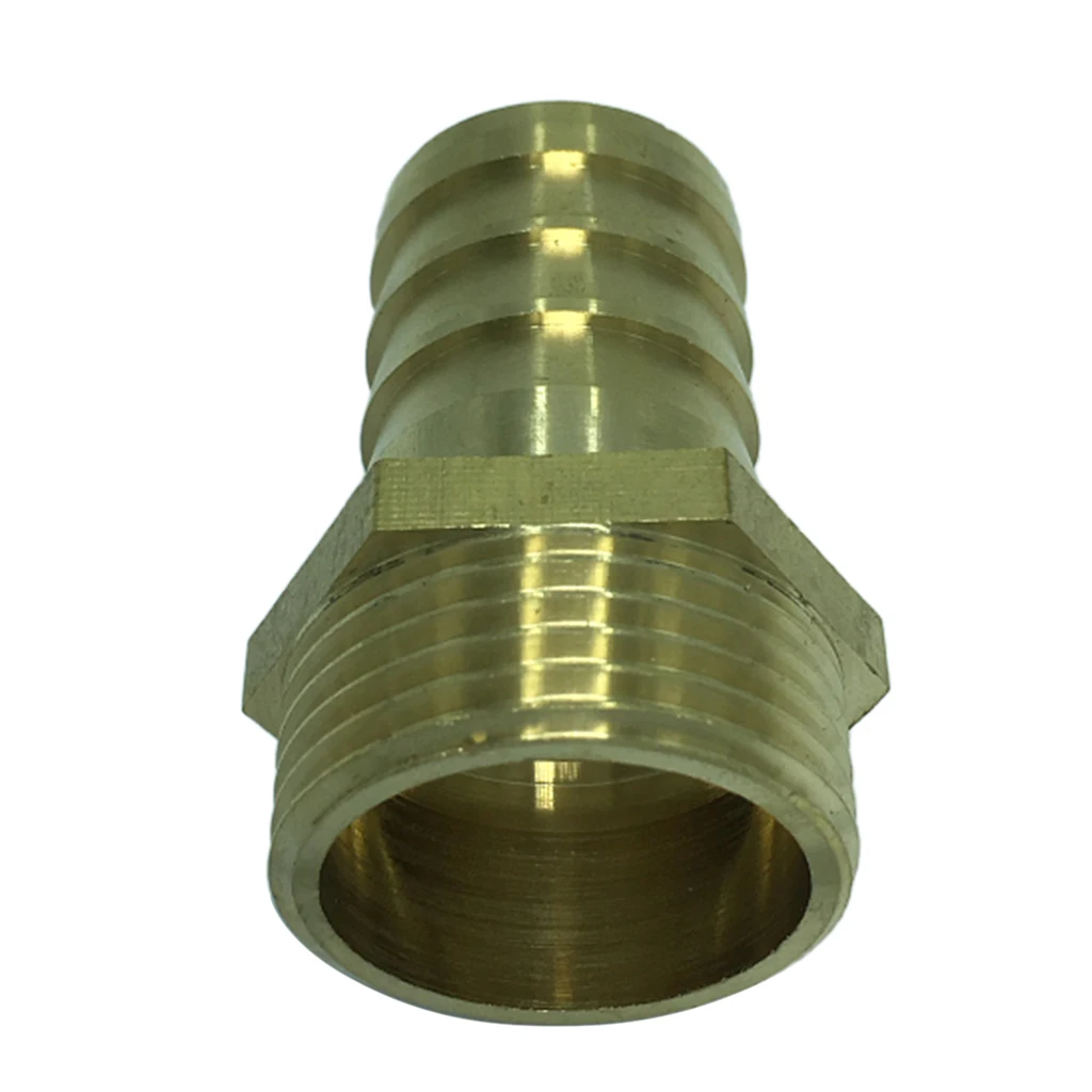 

Brass Male Thread Hose Pipe Fitting 1'' Male Pipe Connector Bronze