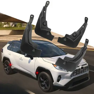 

Черный Брызговики 4 шт. для Toyota RAV4 2019 - 2020