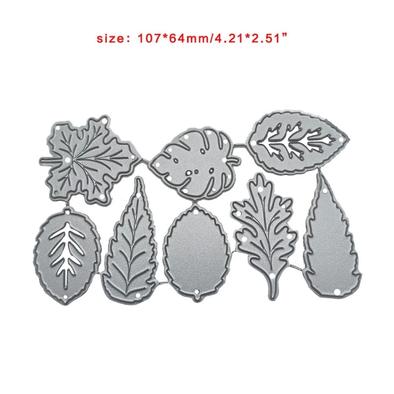 Maple Leaf Metal Cutting Dies Stencil DIY Scrapbooking Album Paper Card Template Mold Embossing Decoration B03E | Дом и сад
