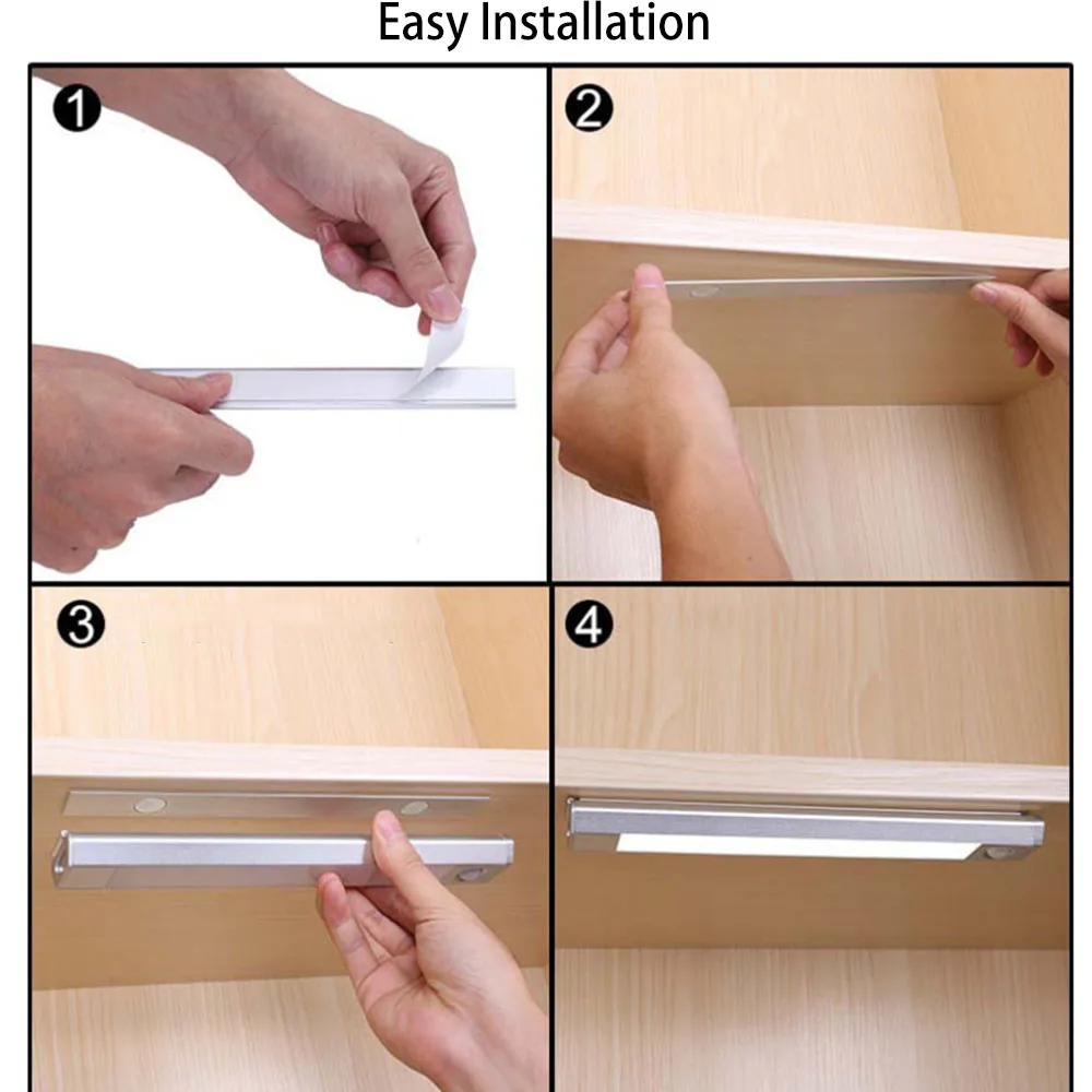 

10LED Night light Intelligent Infrared Human Body Induction Lamp for Home Hallway Bedroom Living Room Wardrobe Cabinet Lighting