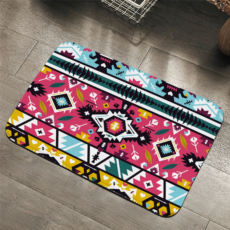 Постельные принадлежности Outlet ацтекский ковер Радужный красочный