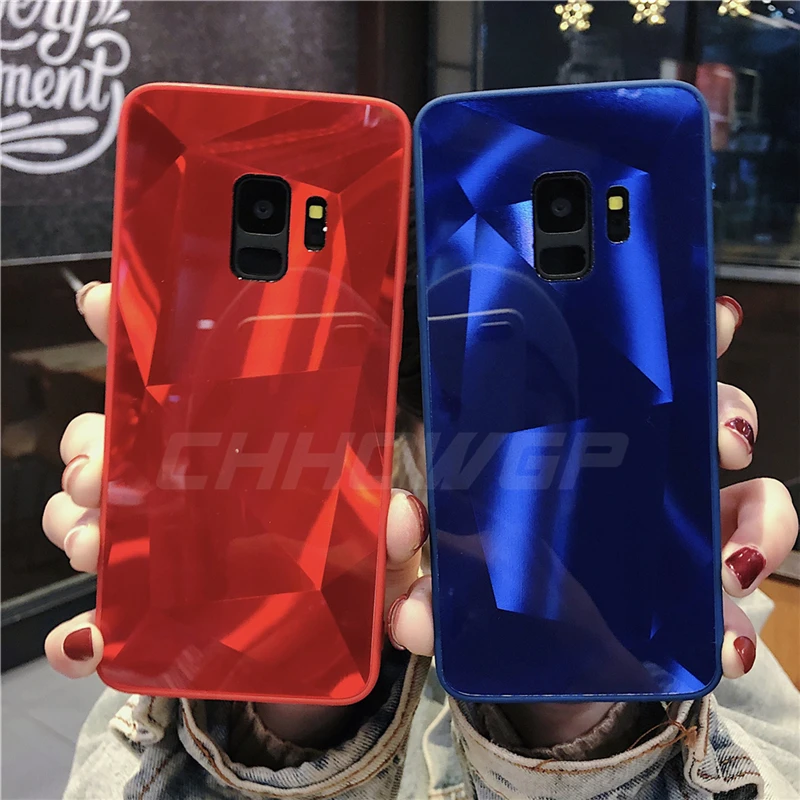 Роскошный Алмазный зеркальный чехол для Samsung Galaxy A10 A20 A30 A50 A60 A70 M10 M20 M30 S10 S9 S8 Plus S10e A9