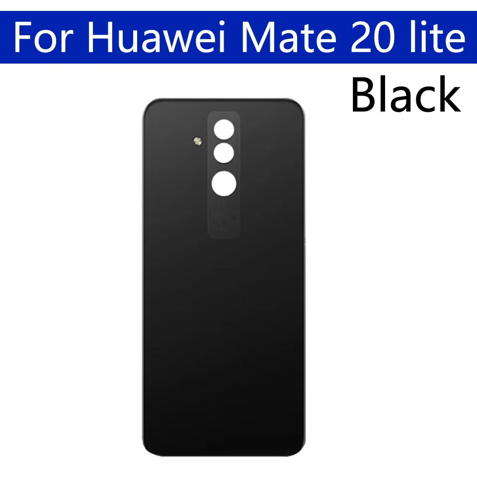 10pcslot battery back cover for huawei mate 20 lite back battery door rear housing cover case chassis shell replacement free global shipping