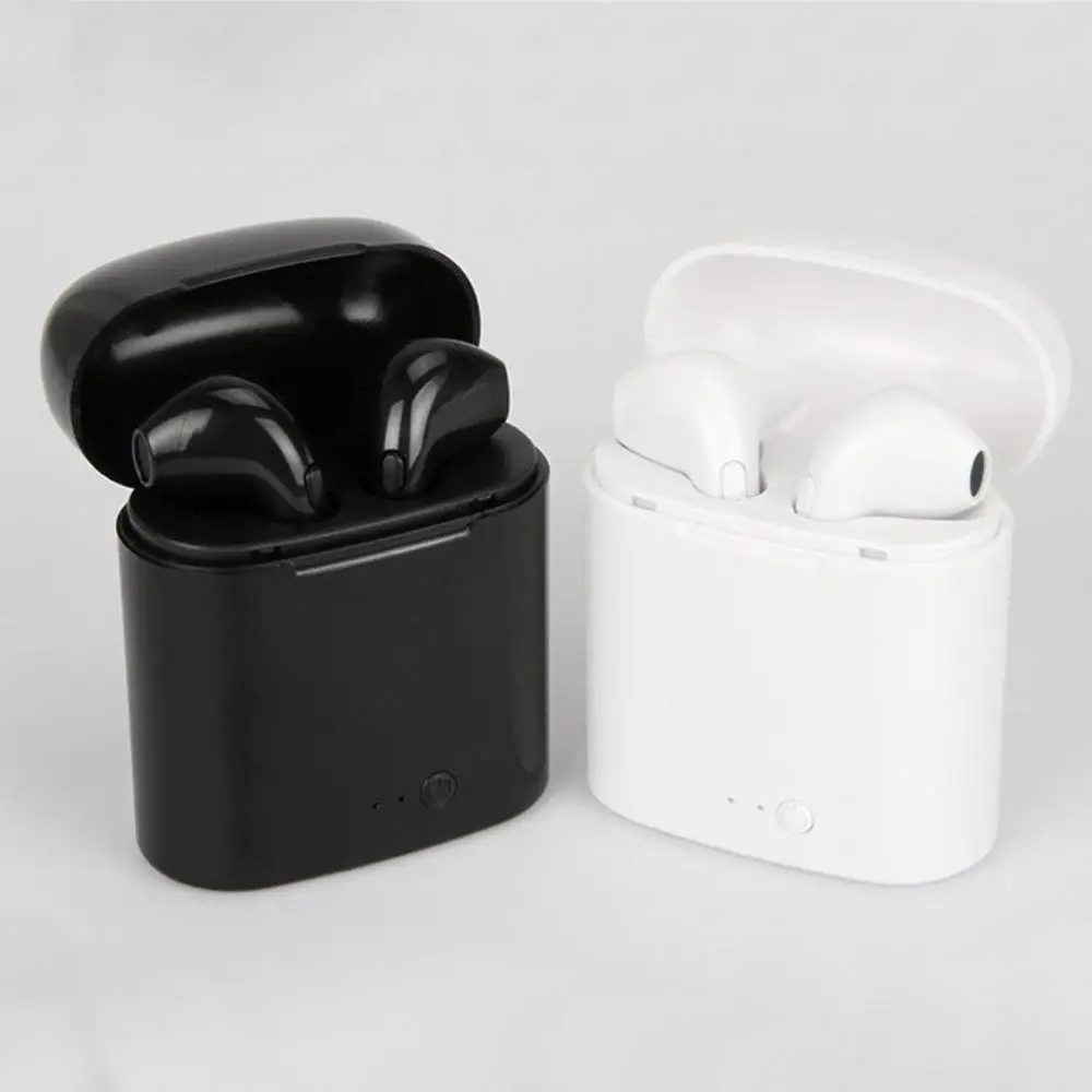 I7S TWS беспроводные Bluetooth наушники в ухо стерео Спортивная гарнитура с портативным