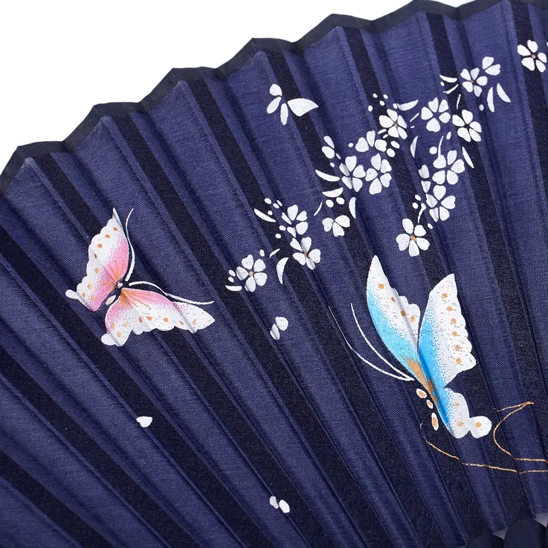

Folding bamboo lace hand fan
