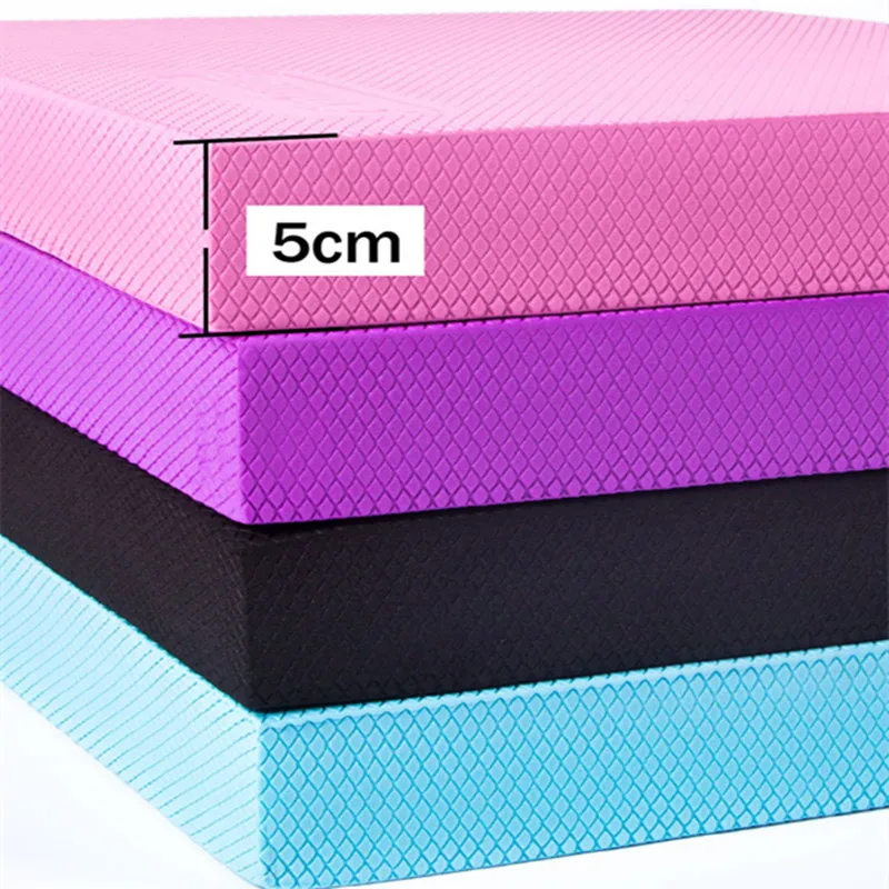 

Thickened Yoga Fitness Balance Pad Flat Support Ankle Rehabilitation Training Mat Sports Equipment