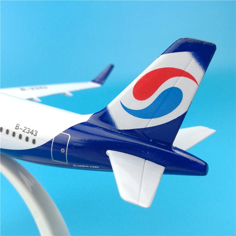 20 см Чунцин авиакомпаний A320 Моделирование Статический твердая металлическая