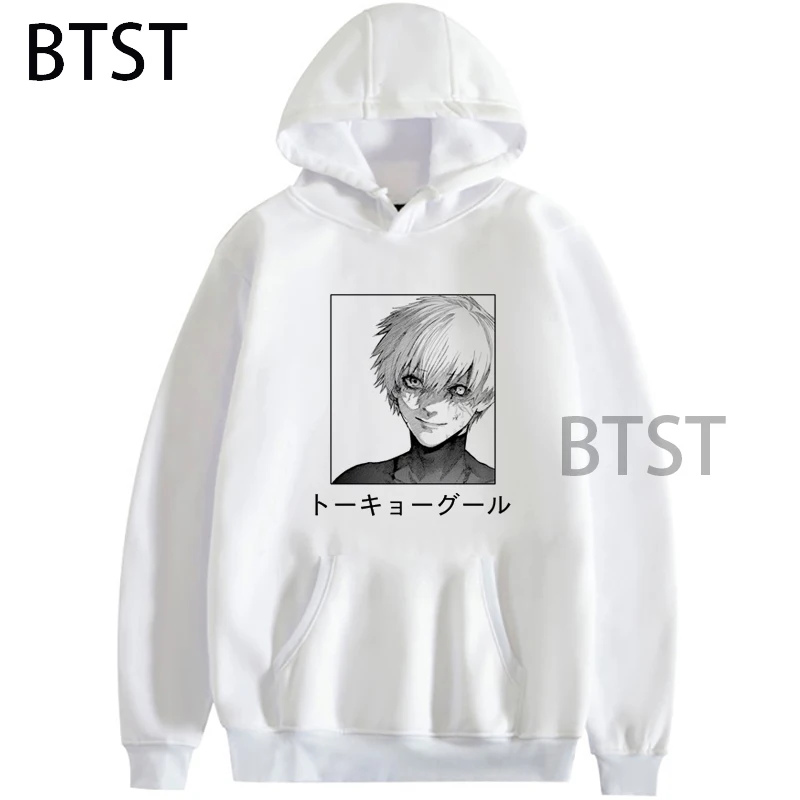 

Tokyo Ghoul Kaneki graphic Hoodie Men Women Oversized Sweatshirt Anime Long Sleeve Hip Hop Fashion Plus Size Hoodies streetwear
