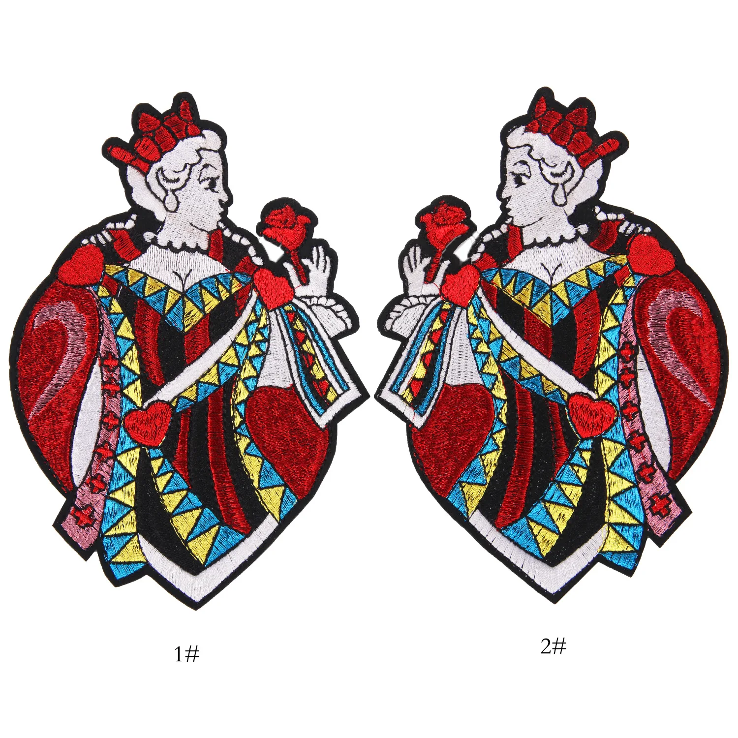 Большая вышивка большой патч K king мультфильм патчи для сумки бейджи аппликация