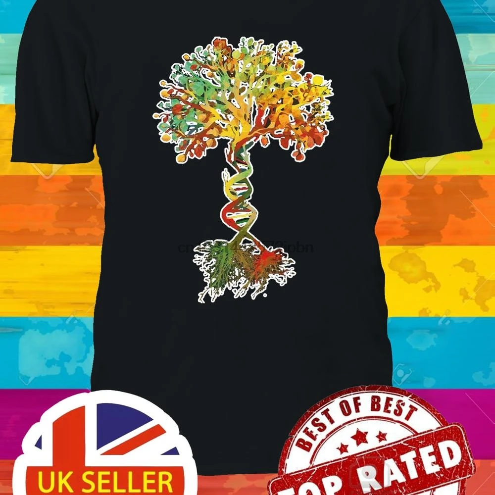 Футболка с принтом ДНК-дерева и генетики мужская женская унисекс Размеры S M 3594 |