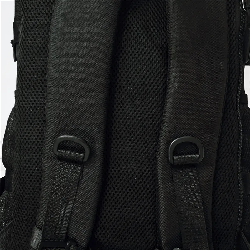Водонепроницаемый рюкзак для мужчин и женщин черный многофункциональный