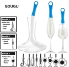 3 шт.компл. новейшая щетка для очистки пены, винной бутылки, графин, посуда, стеклянный стакан для воды, щетка для мытья, подвесные кухонные инструменты