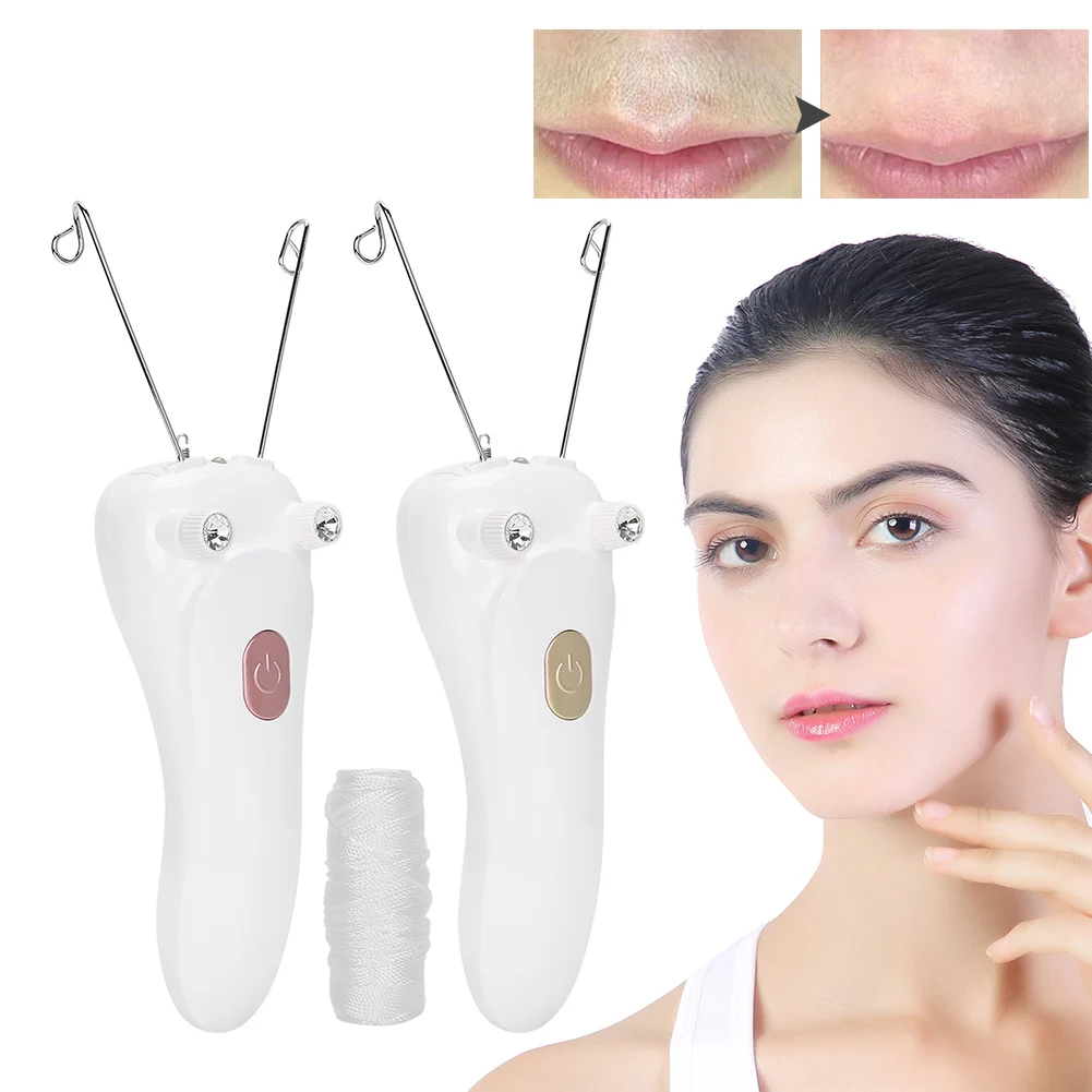 

Electric Threading Epilator Hair Remover USB Charging Cotton Thread Epilator (Host + Cotton Thread + USB Cable)