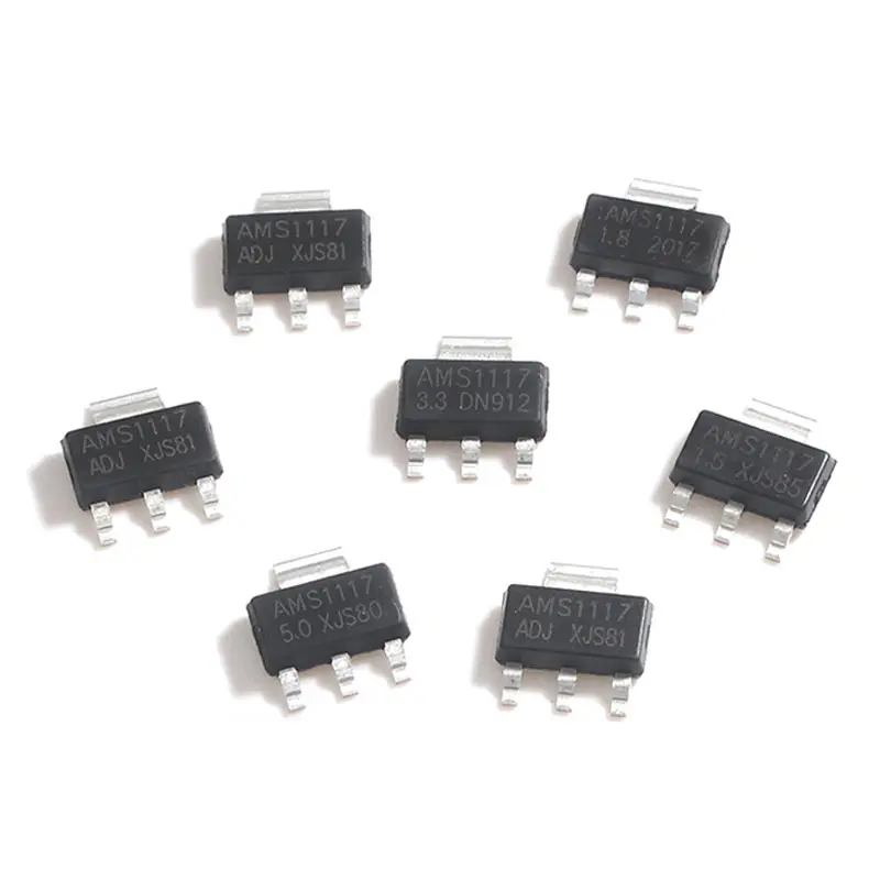 10 шт. SMD малое падение транзистор стабилизатора напряжения AMS1117-3.3V 1 5 V 8 2 0 AZ1117CH-3.3TRG1