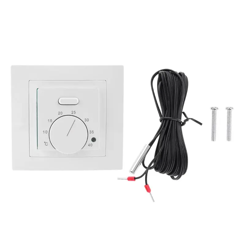 

Floor Electric Heating Room Thermostat 16A AC220~230V Temperature Controller 86 Y08A