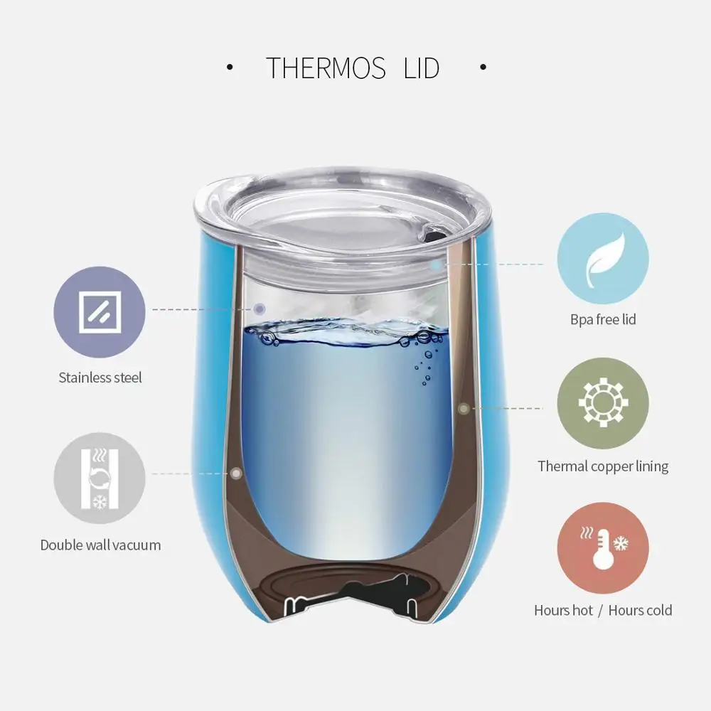 Чашка-термос для кофе из нержавеющей стали 12 унций | Дом и сад