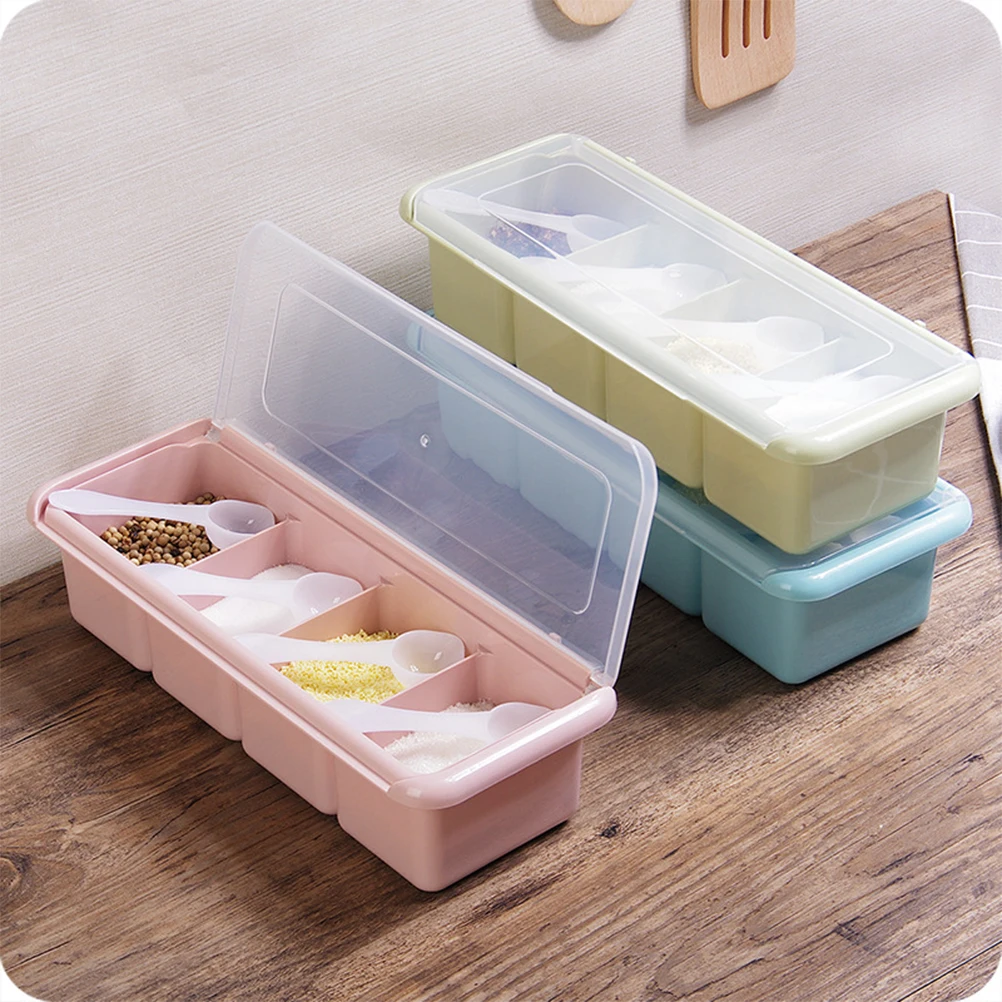 4 ячейки/набор стеллаж для приправ| |