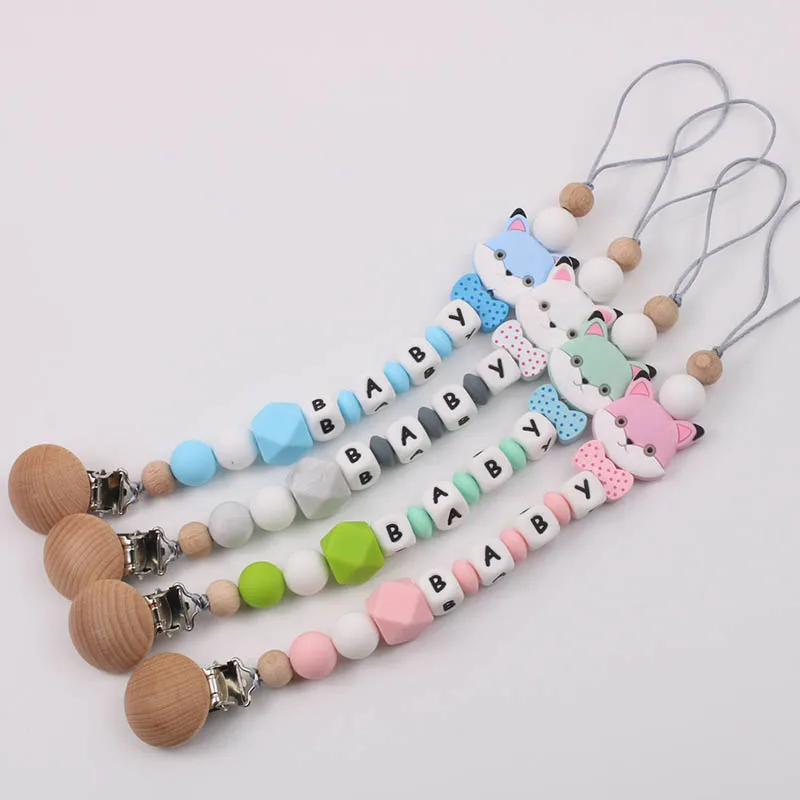 Настраиваемые Детские зажимы для пустышки силиконовый зажим-держатель детской