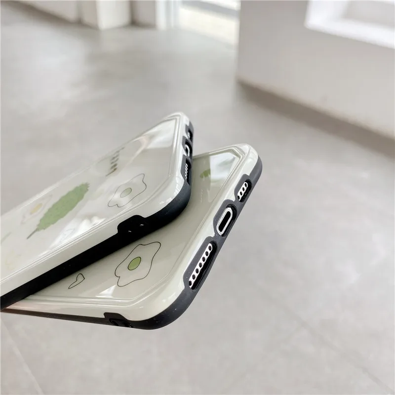 

New Small Fresh Durian Flower Phone Case for Apple iPhone 11 PRO XR 7 8 Plus X XS Anti-Fall Soft Silicone Shockproof Cover